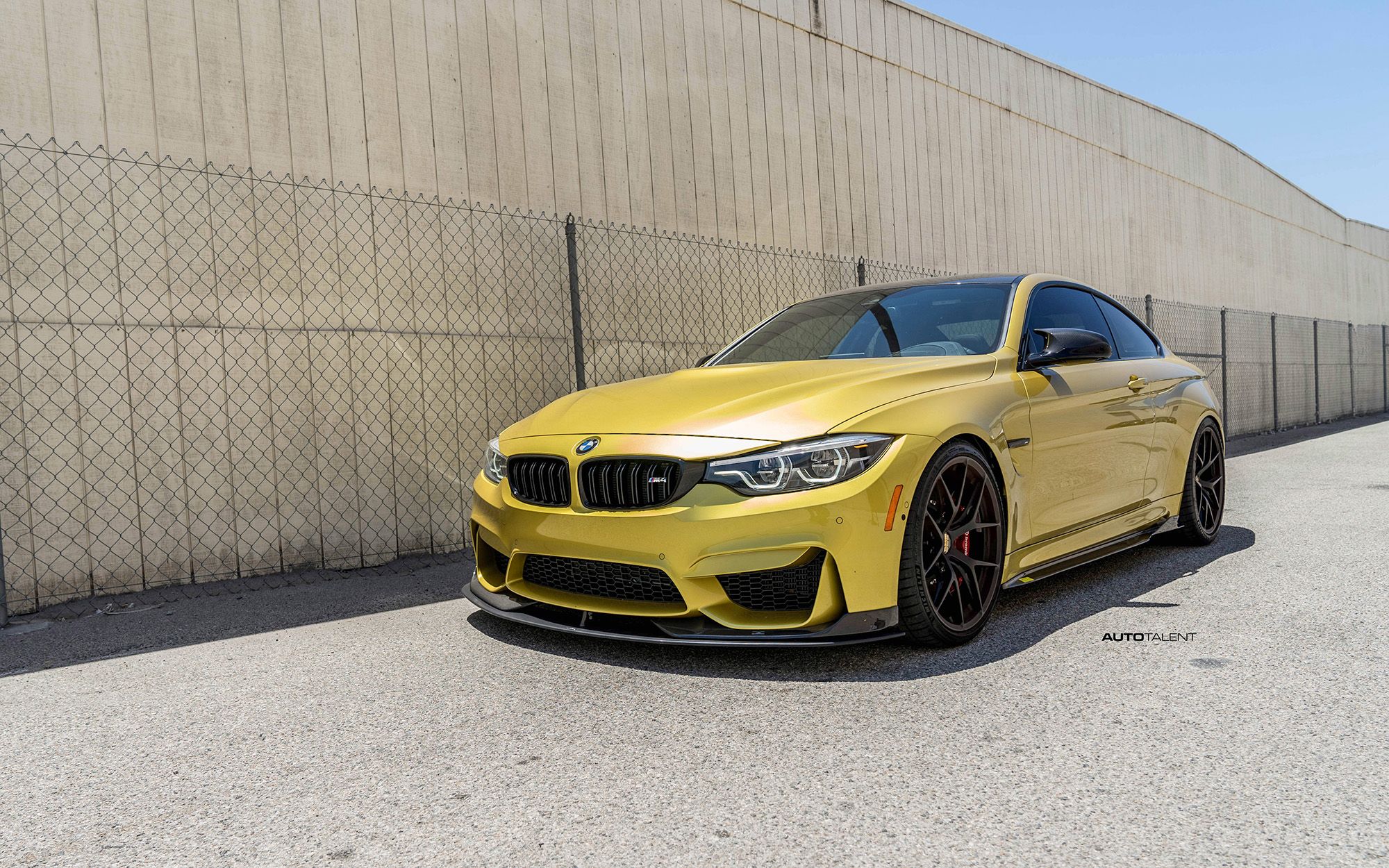 Bmw m4 f82/f83 yellow bbs fi-r