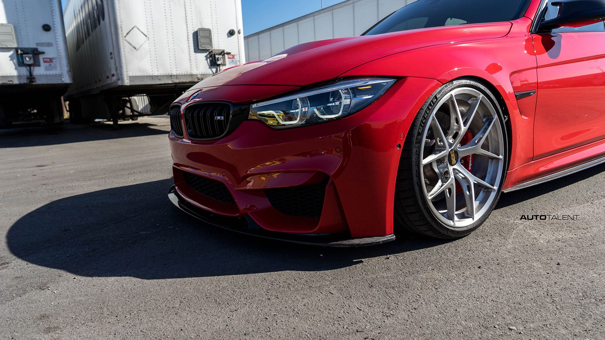 Bmw m3 f80 red bbs fi-r