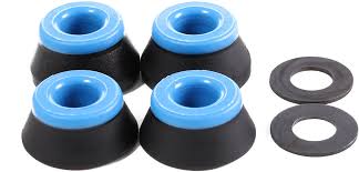 Bones Hardcore Bushings Soft Black/Blue – Bild 3