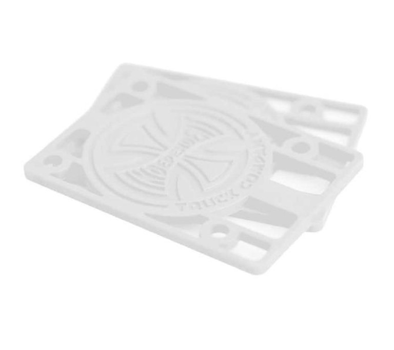 Independent Riser Pads White 1/8