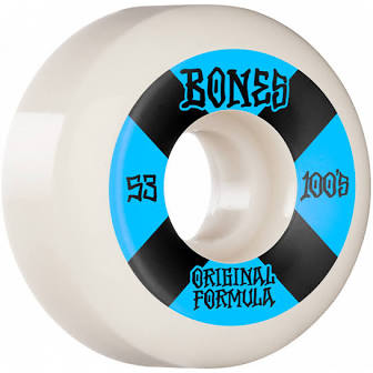 Bones OG Formula IV V5 Sidecut 53mm 100a Team Wheels