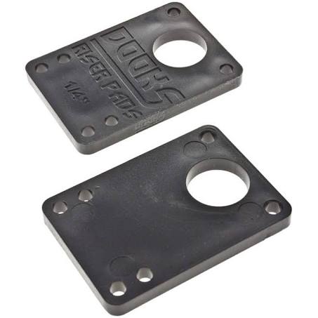 Dooks 1/4" Riser Pads (2Set) Black