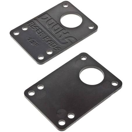 Dooks 1/8" Riser Pads (2Set) Black