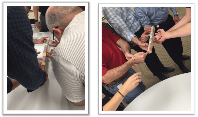 Team Building with blocks