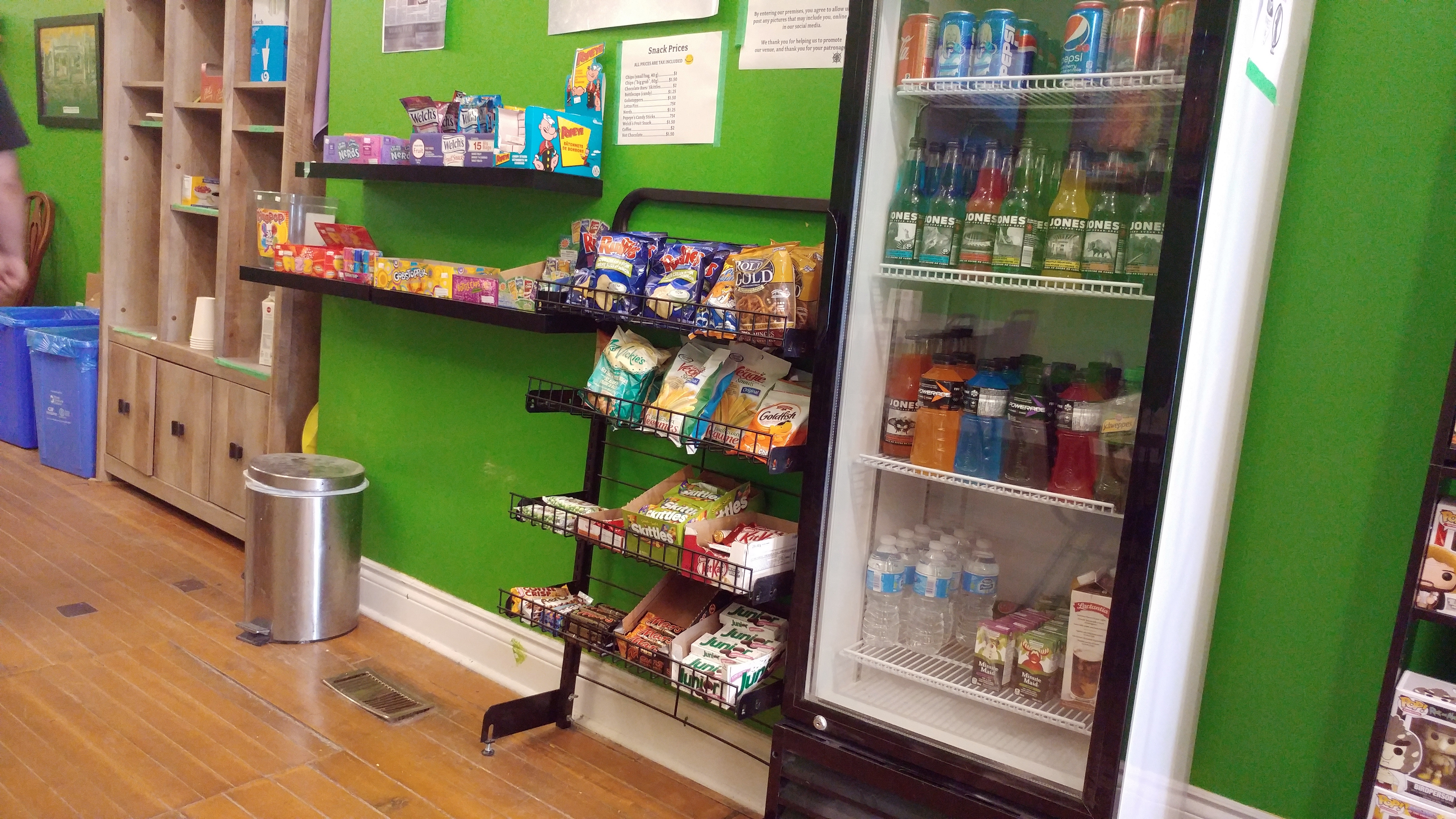 A selection of snacks await you at North of Exile