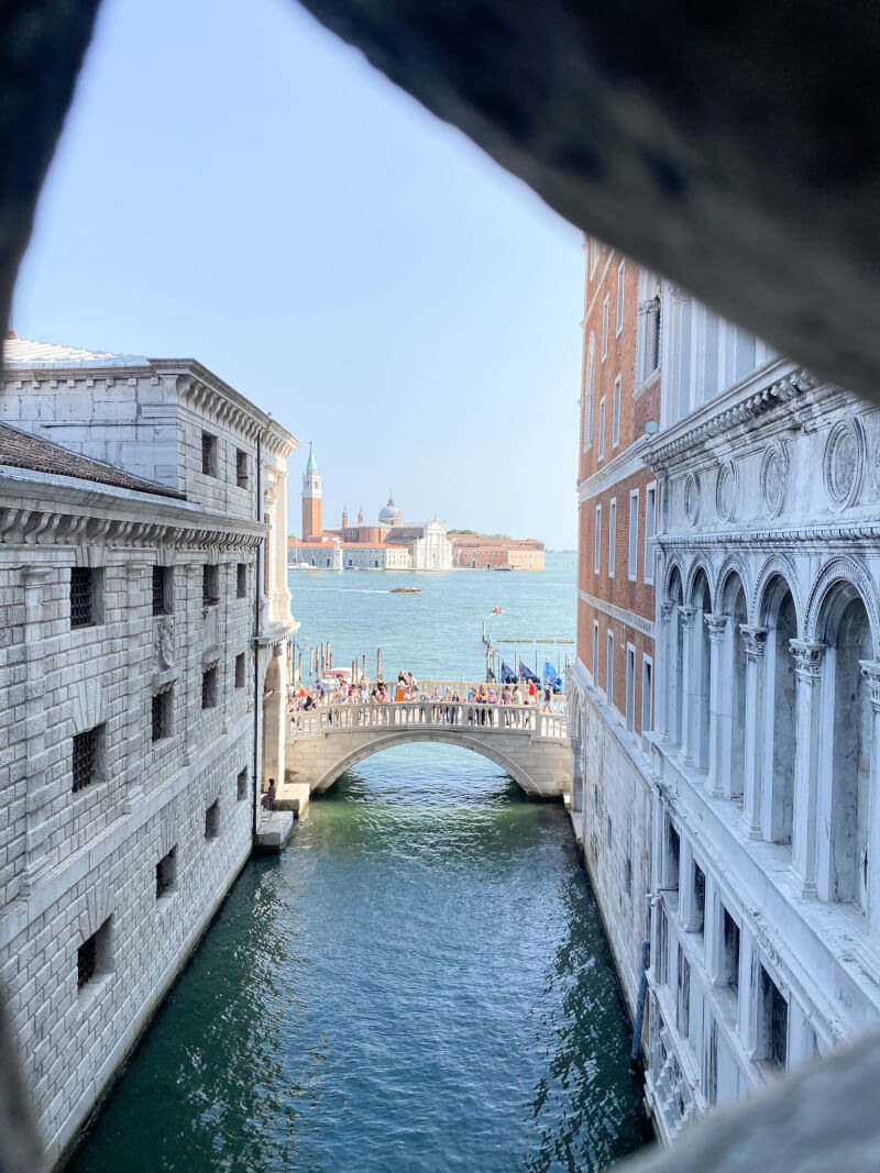 image from the Bridge of Sighs, Venice