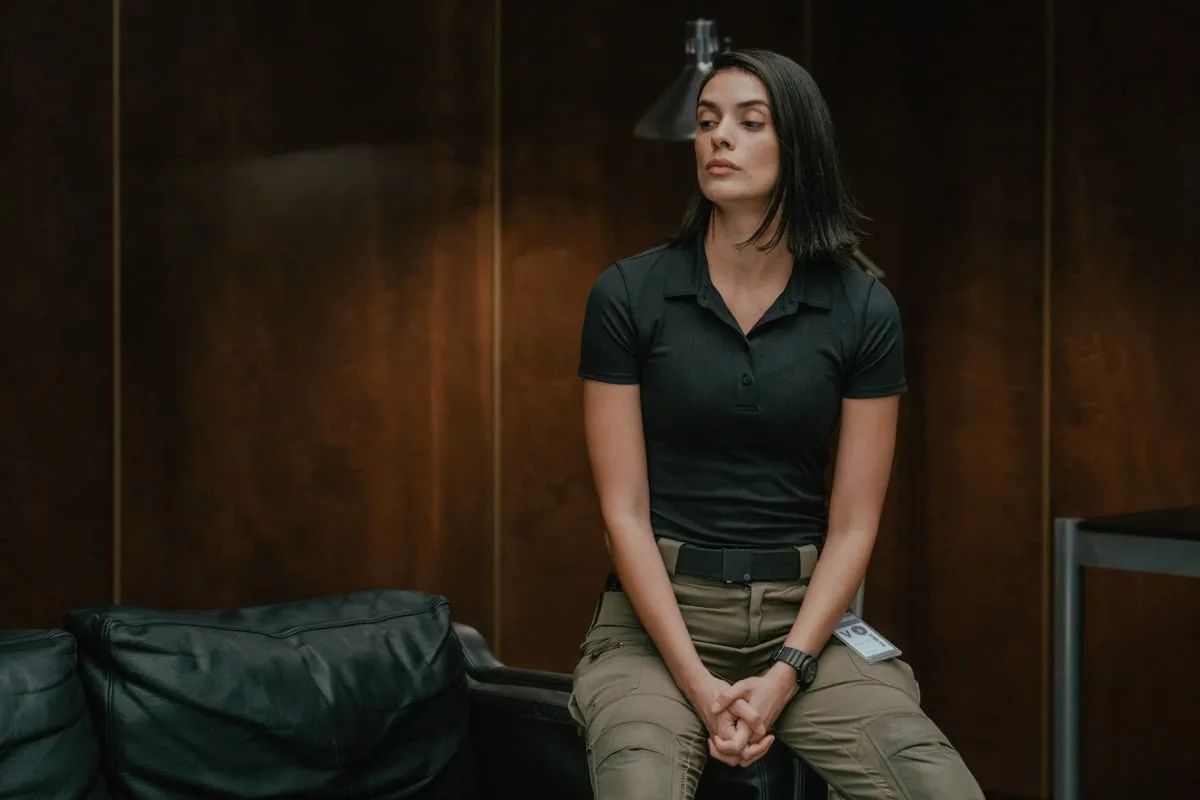 Laysla De Oliveira as Cruz in Lioness, episode 8 Season 3, streaming on Paramount+, 2025. Photo Credit: Ryan Green/Paramount+