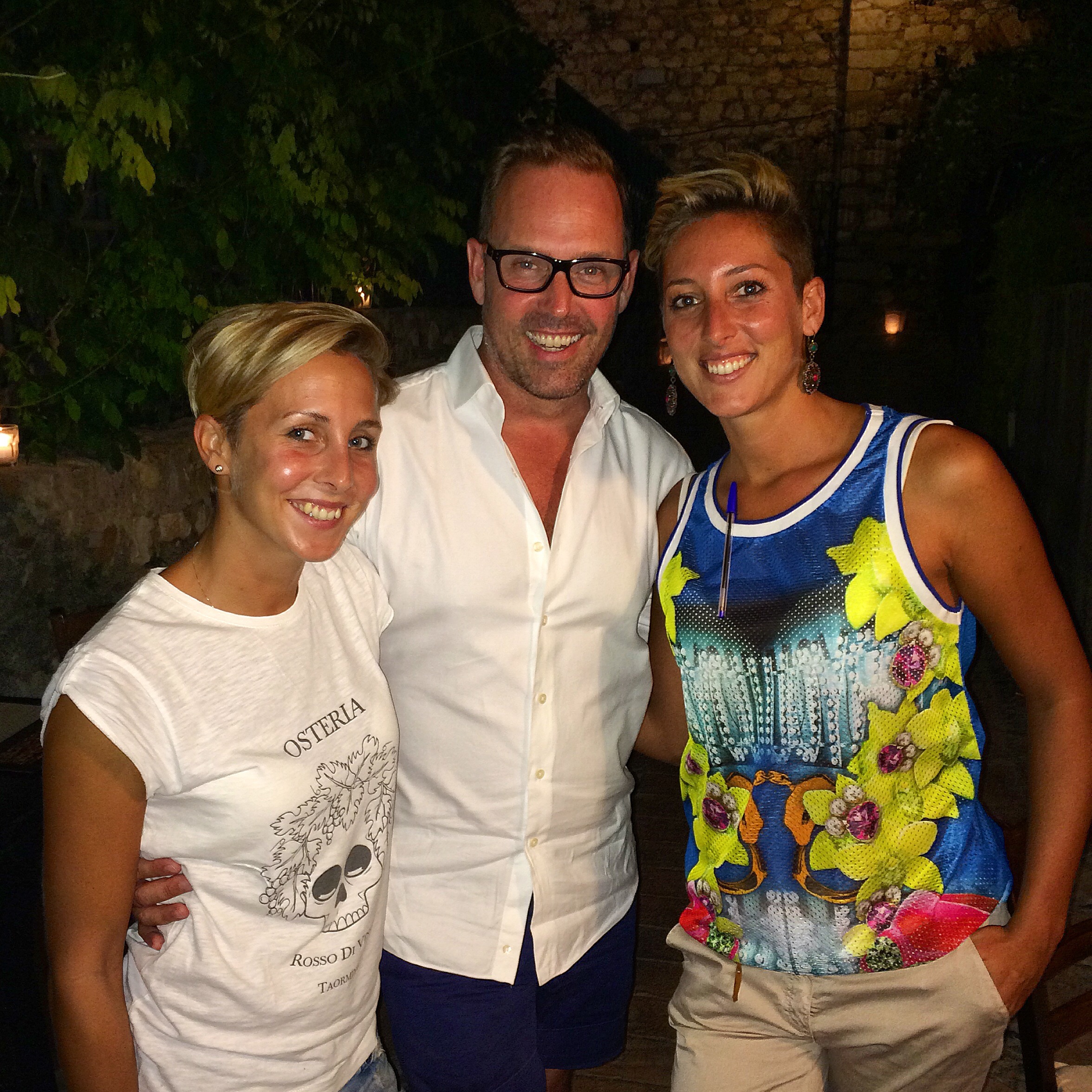 Dinner hosts Taormina style!