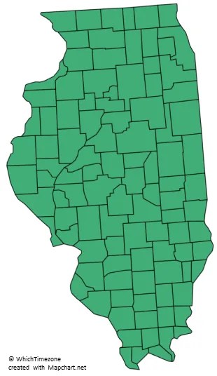 Illinois (il) time zone
