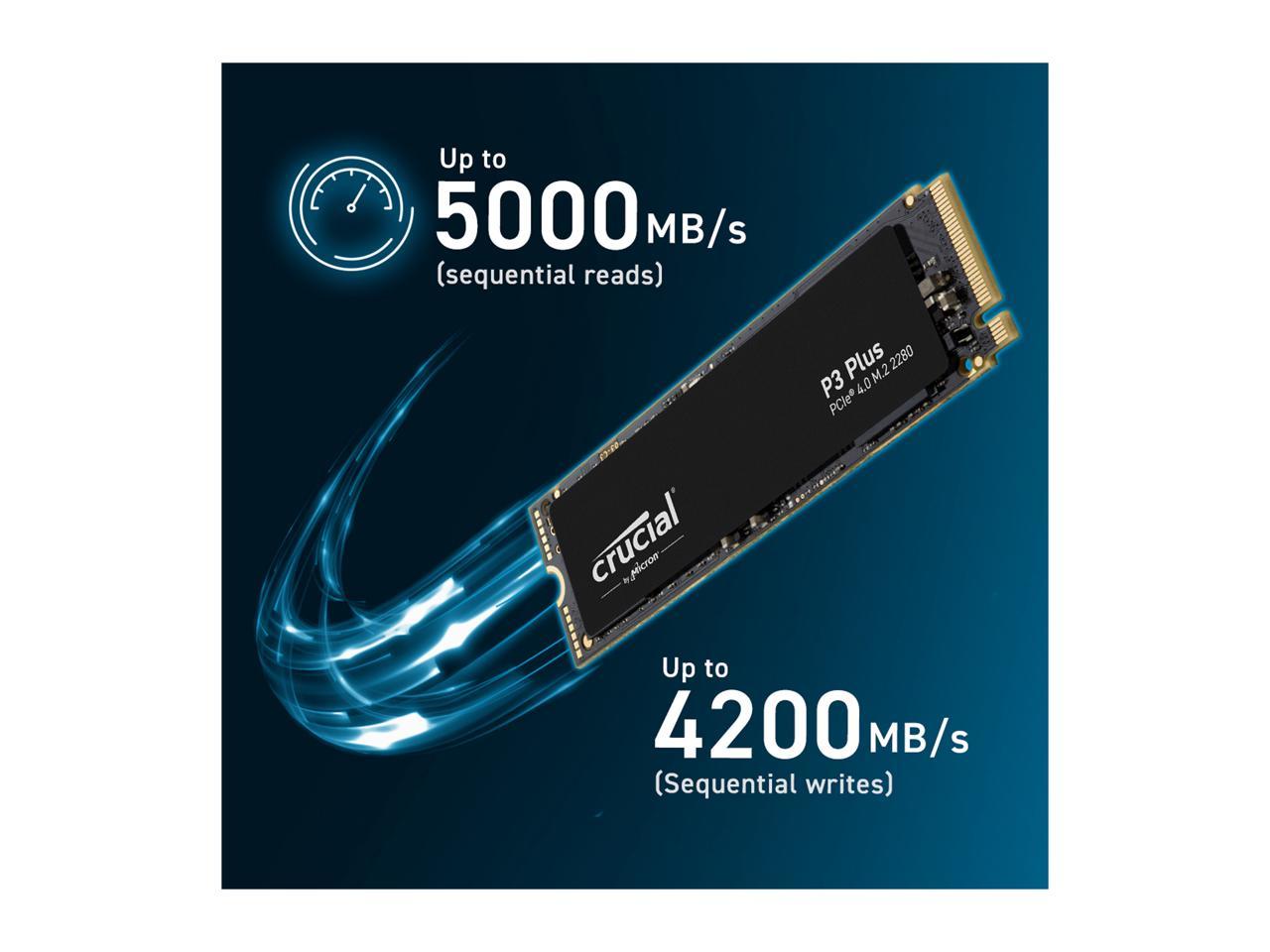 Crucial P3 Plus 2TB M.2 SSD 未使用