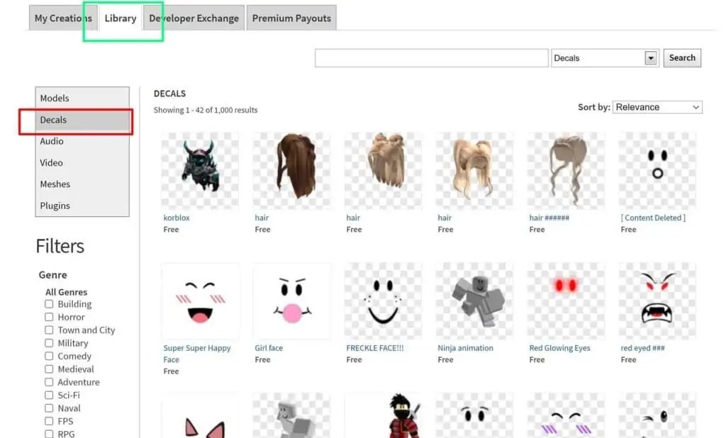 Guida Alle Roblox E Ai Codici ID Immagine Mundo Geek Library Decals Scaled