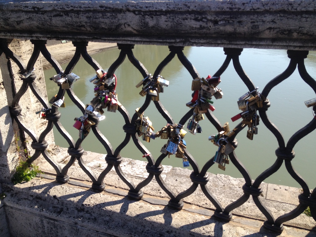 Locks on Ponte Sant'Angelo