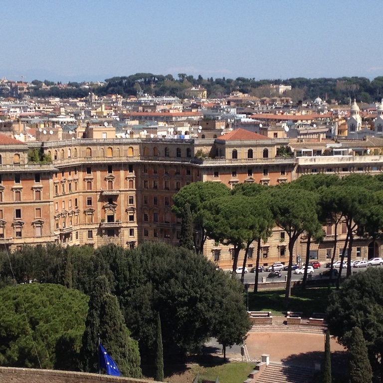 View from the top of Hadrian's Mausoleum