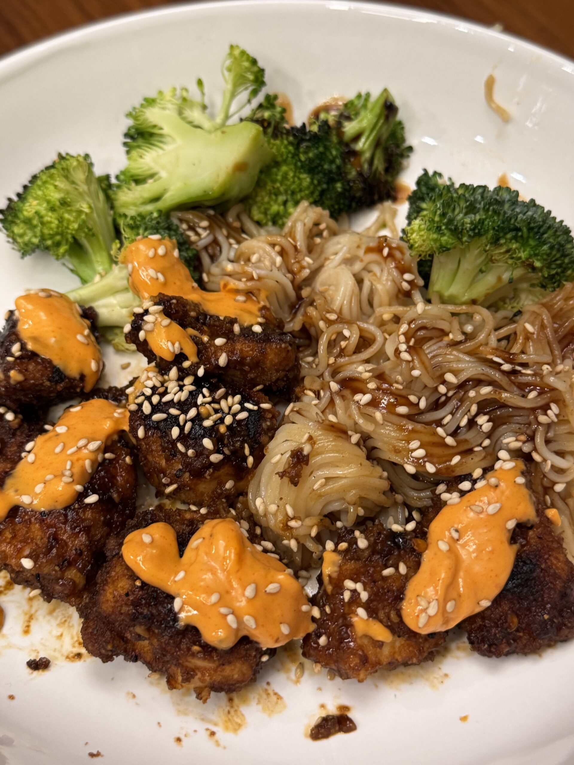 Spicy Koren Chicken and Broccoli
