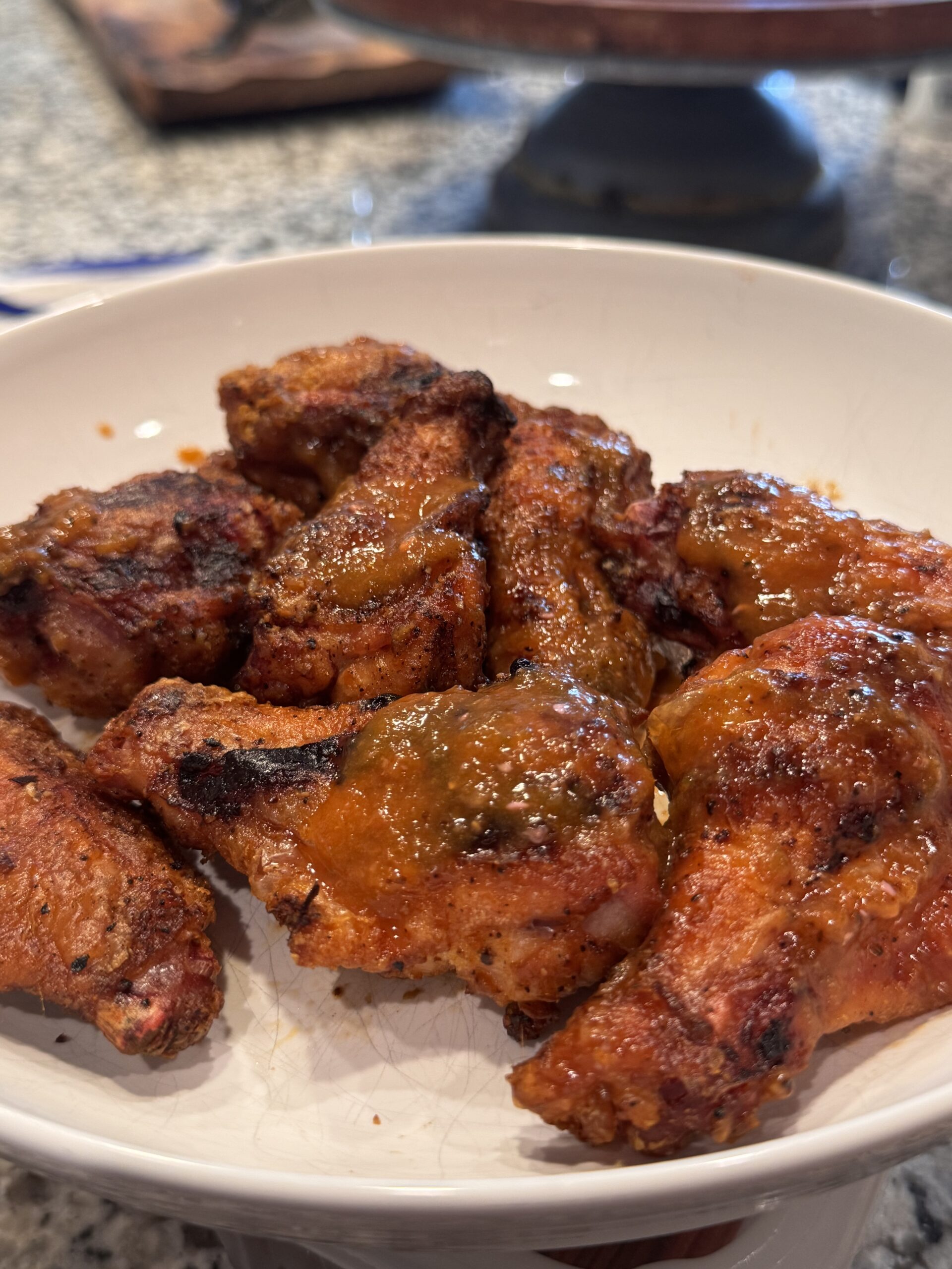 peach habanero wings