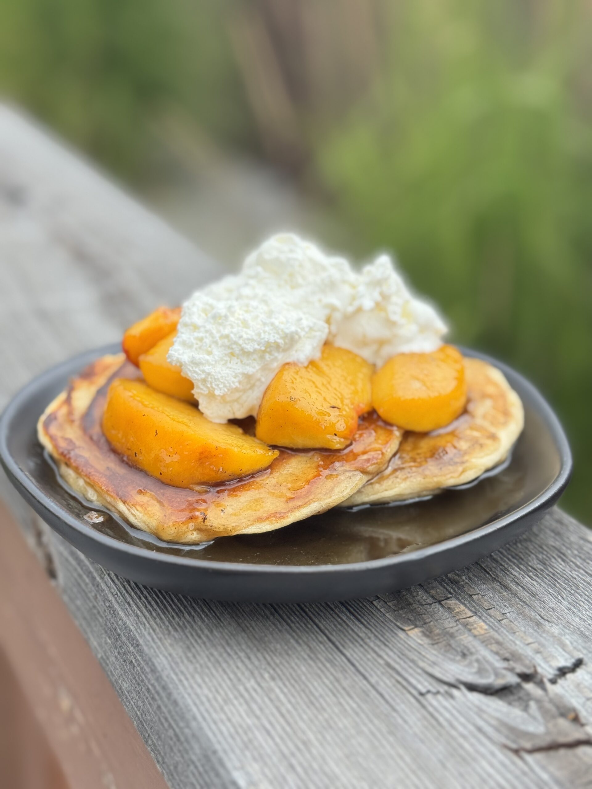 Peach Cobbler Biscuit Smash