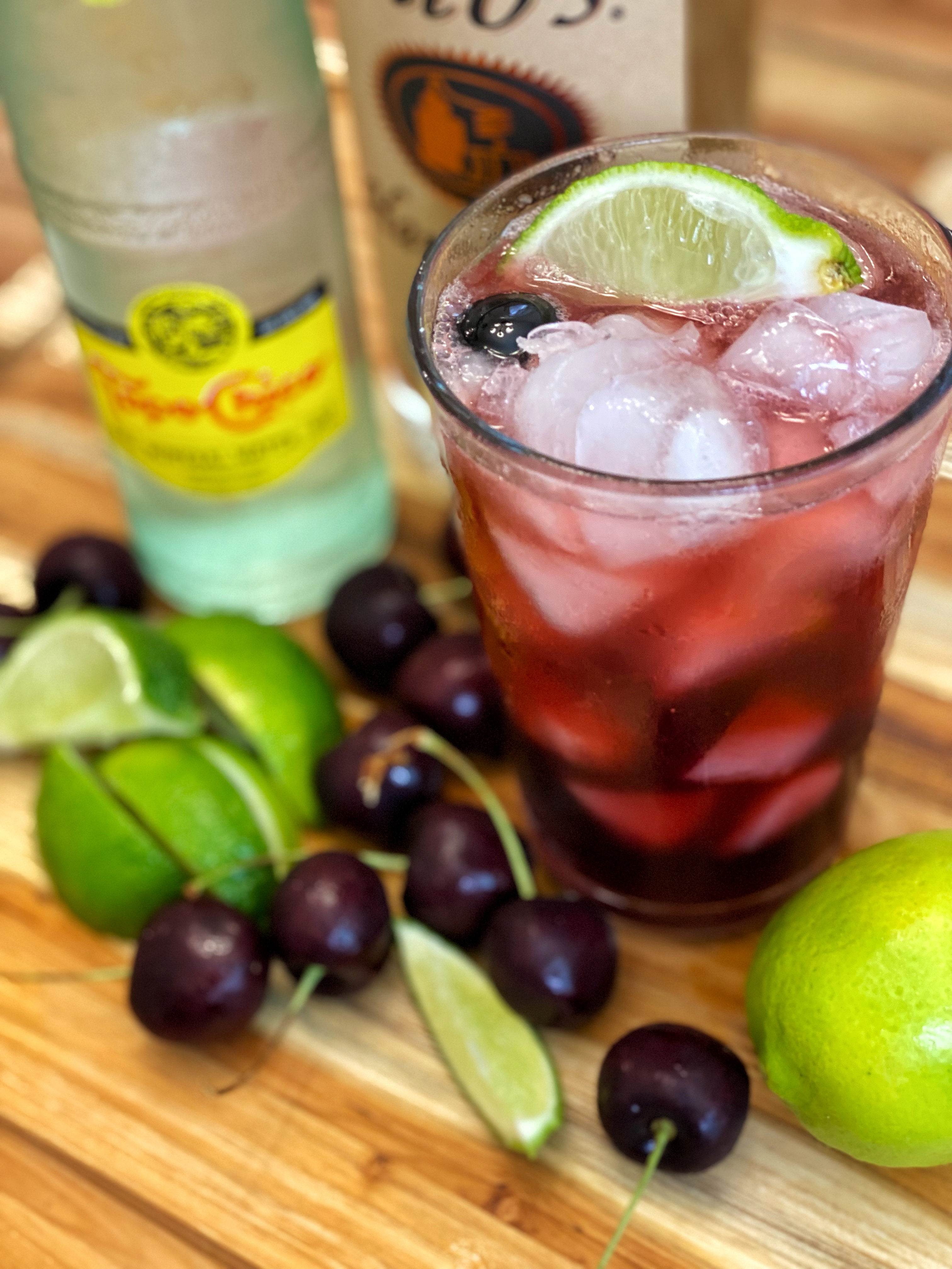 Simple Boozy Cherry Limeade Recipe