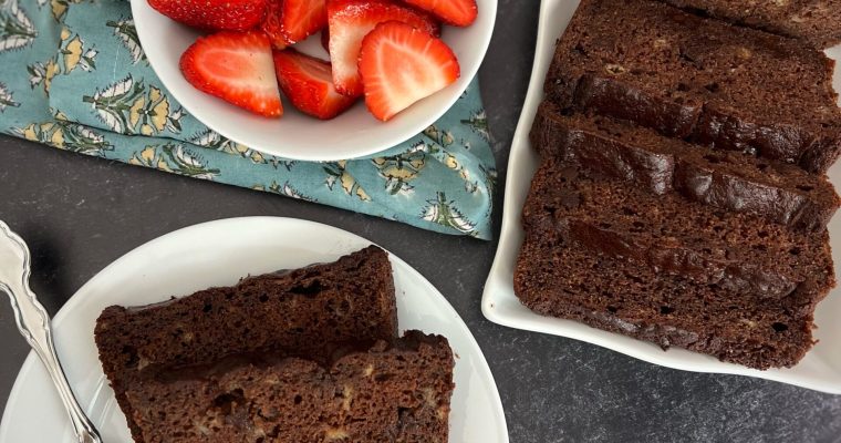 Heavenly Double Chocolate Banana Bread