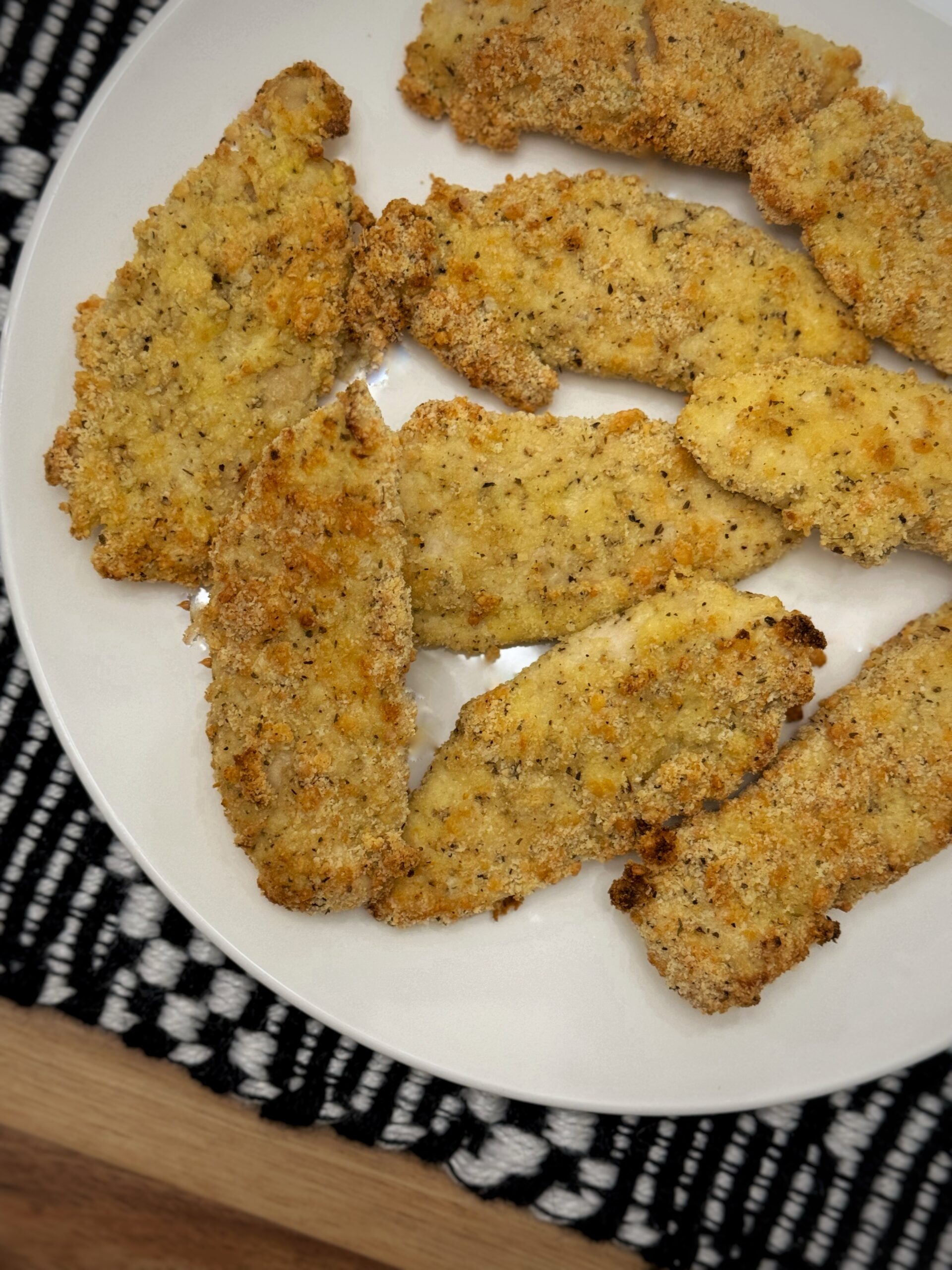 Parmesan Almond Crusted Chicken Tenders