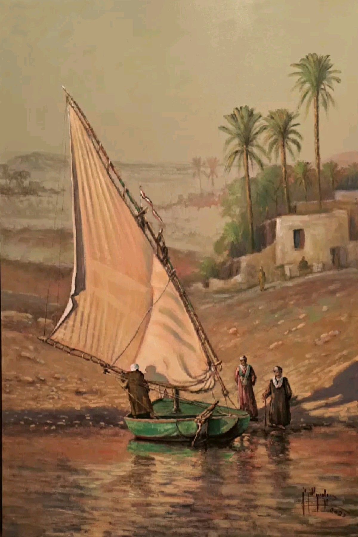 النيل، لوحة زيتية