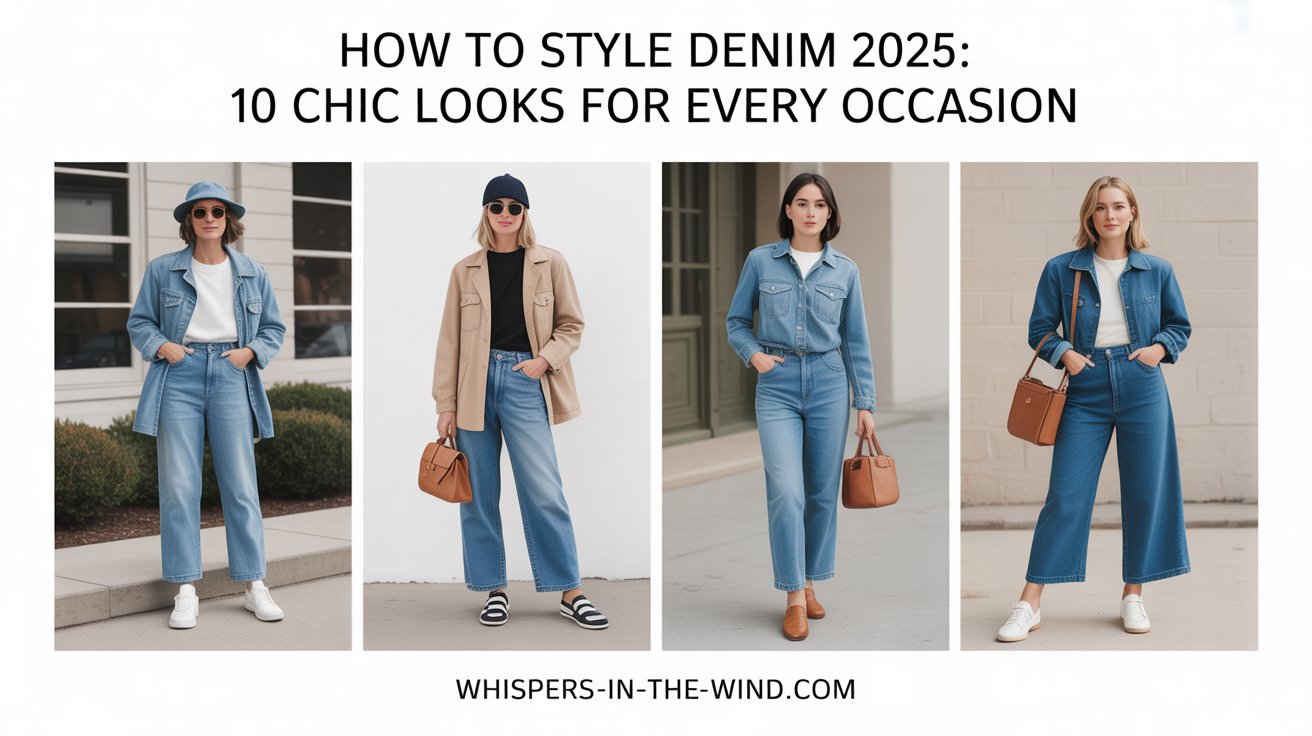 How to Style Denim 2025: 10 Chic Looks for Every Occasion