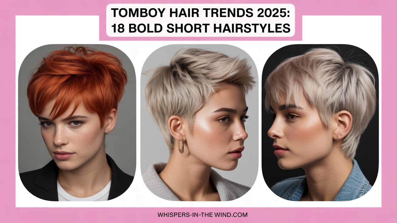 Tomboy Hair Trends 2025: 18 Bold Short Hairstyles