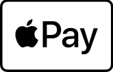 Apple Pay logo with the Apple symbol followed by the word "Pay" in black text on a white background.