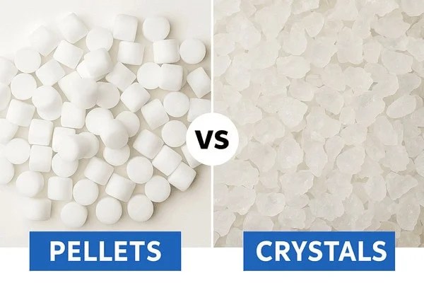 Salt Pellets vs Salt Crystals