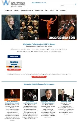 Washington performing arts