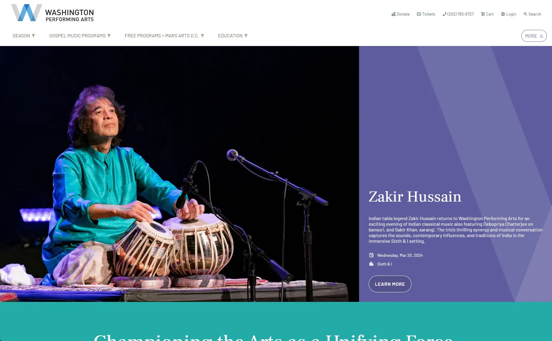 Washington performing arts