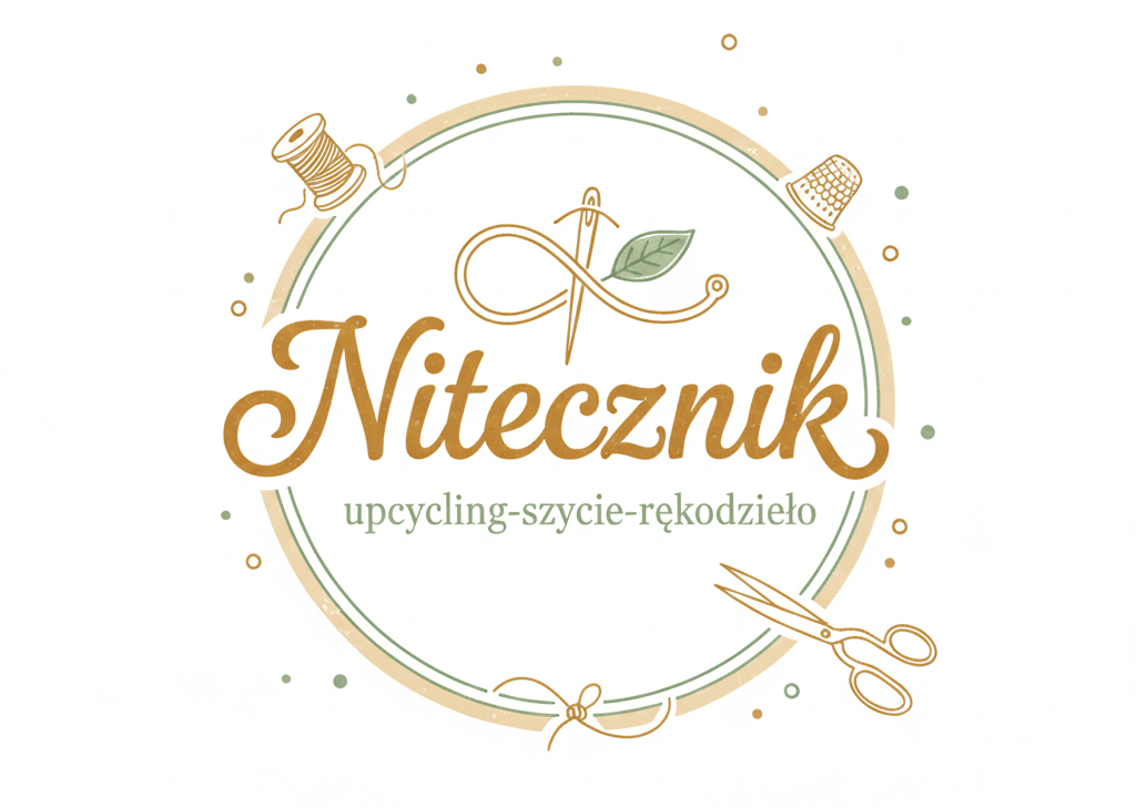 Nitecznik  – upcycling – szycie – rękodzieło