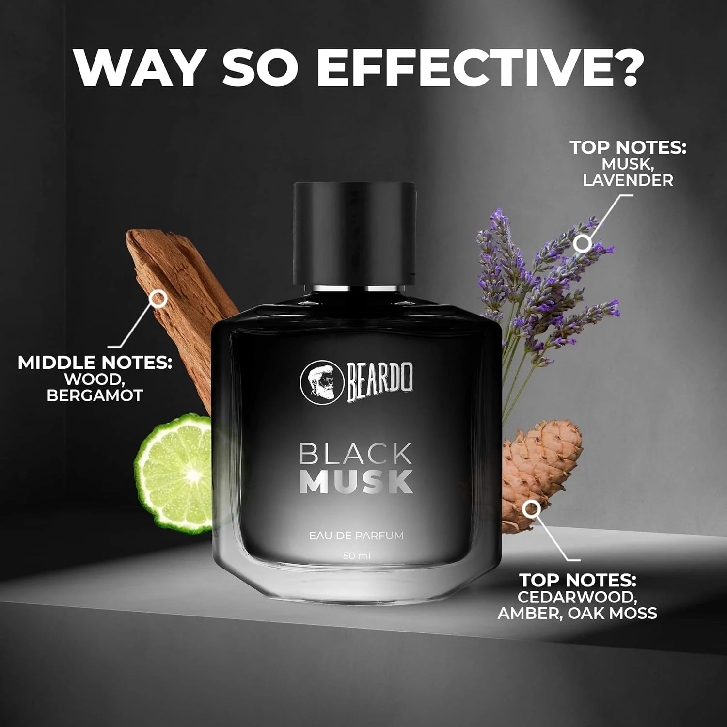Beardo Black Musk Perfume For Men – 100ml