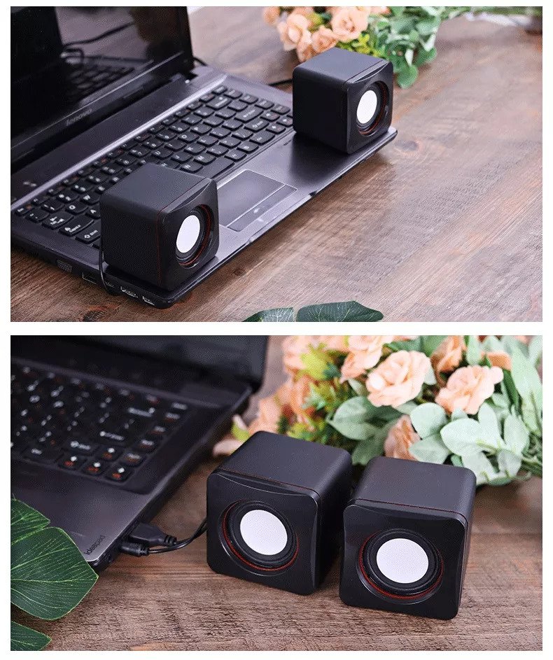 Computer external speakers 2.0 channel White Falcon