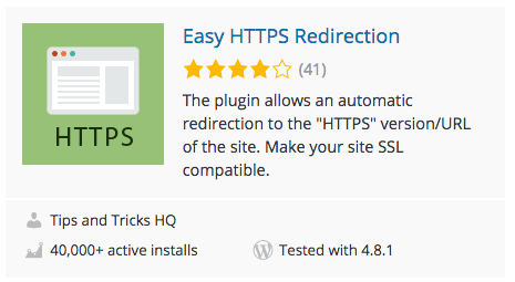 It has been a wordpress plugin for over 10 years and has been recommended countless times. Wordpress Https Redirect Plugin White Glove Web Training