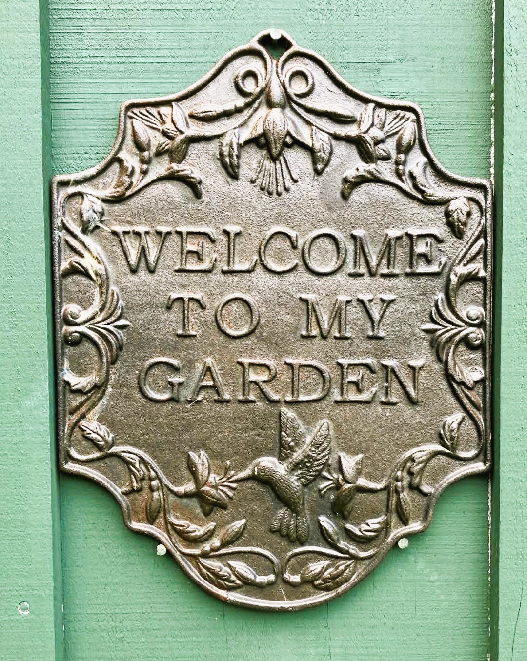 welcome sign