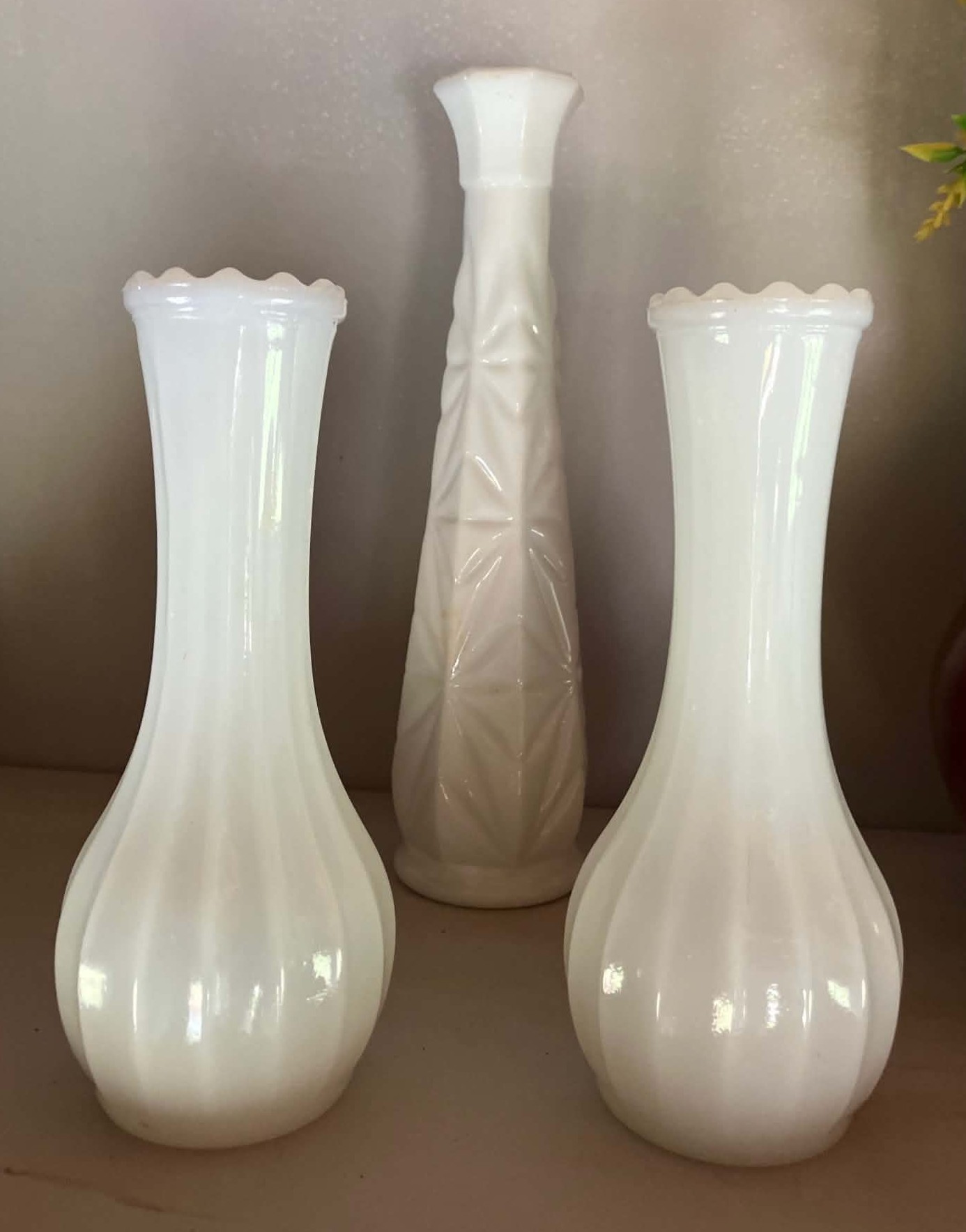 white vase