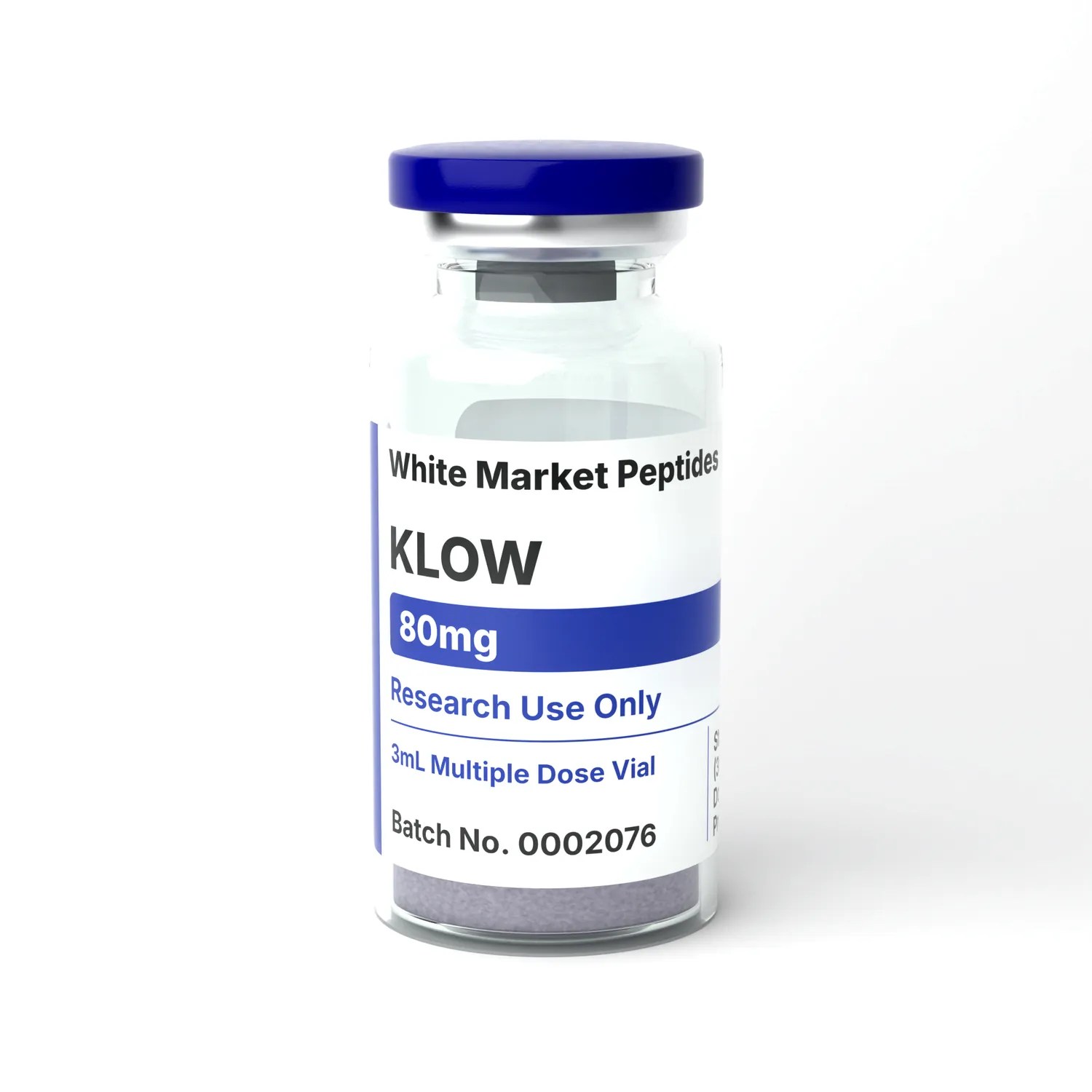 KLOW Peptide Blend (80 mg) – BPC-157, TB-500, KPV, GHK-Cu