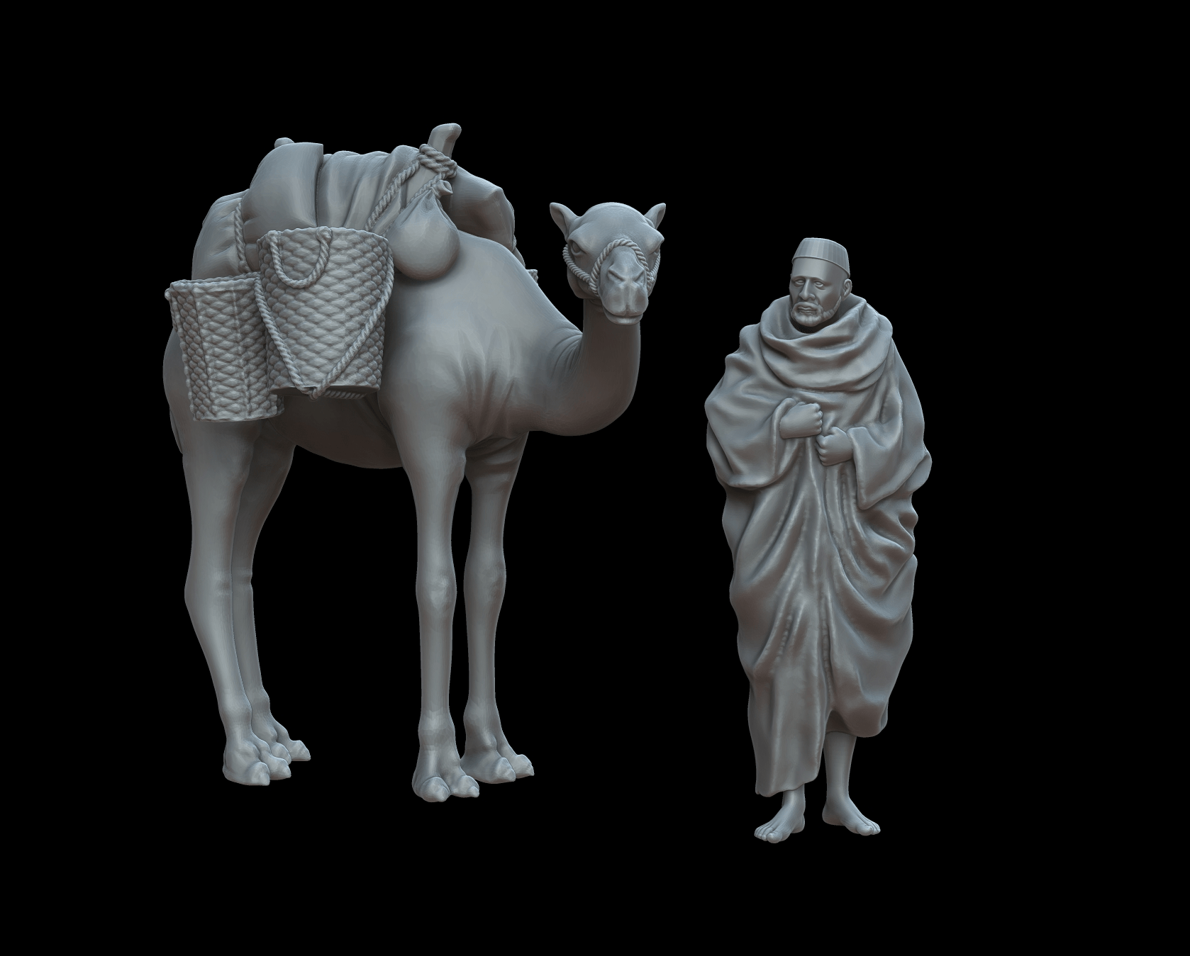 Figures Arab with Camel