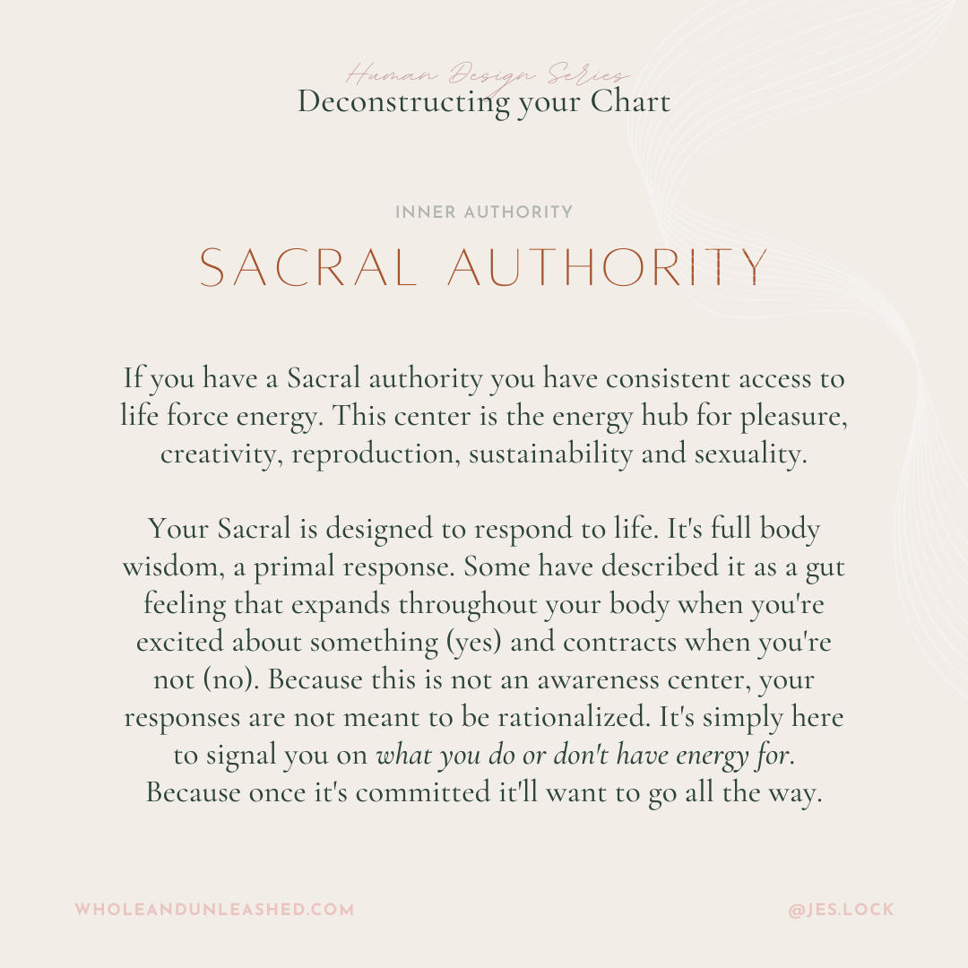 Sacral Authority HD
