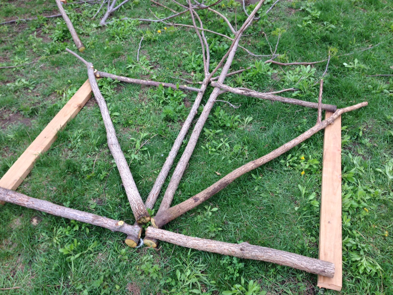 How To Build A Rustic Garden Gate Whole Fed Homestead