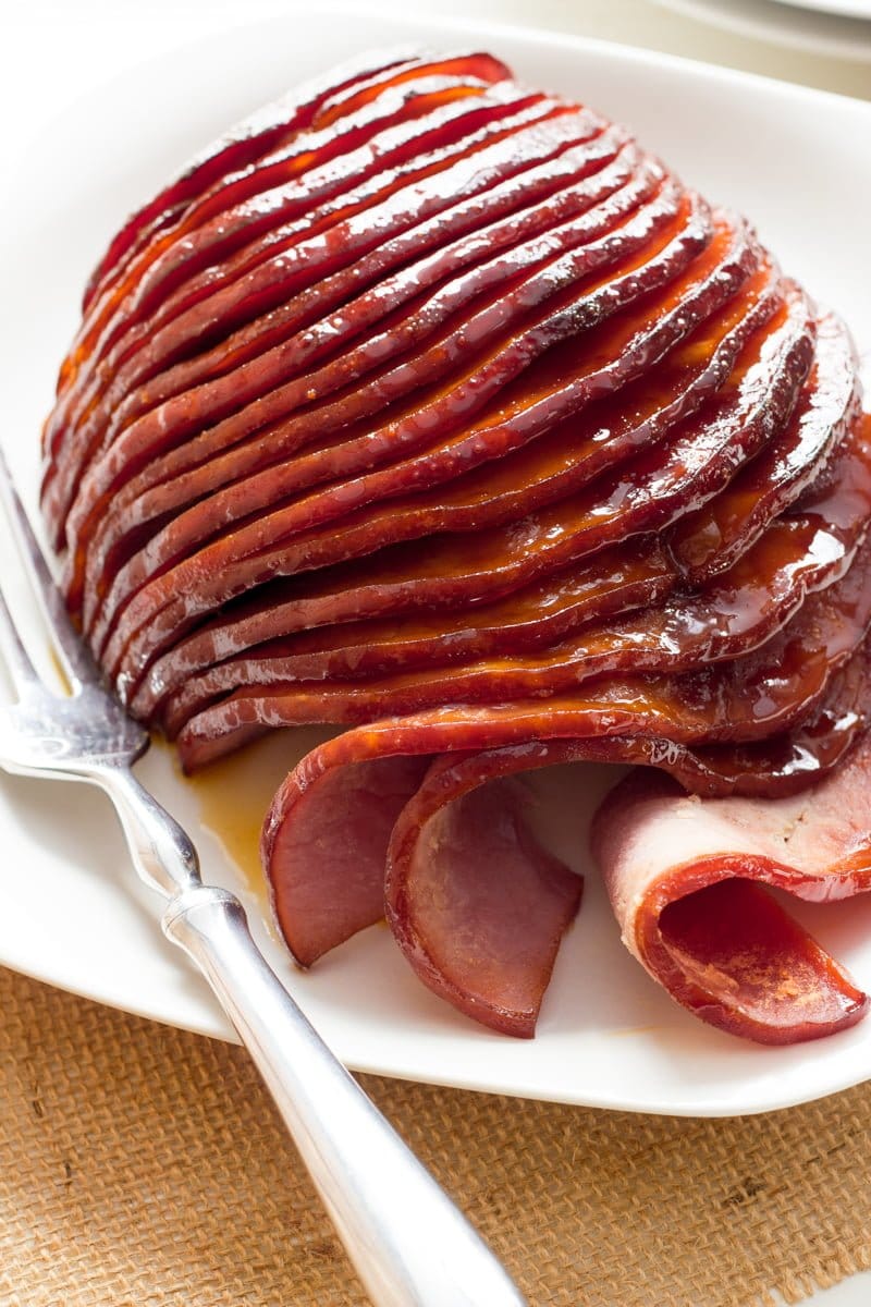 Order delivery or pickup from honeybaked ham co. Slow Cooker Ham with Honey-Mustard Glaze - Wholefully