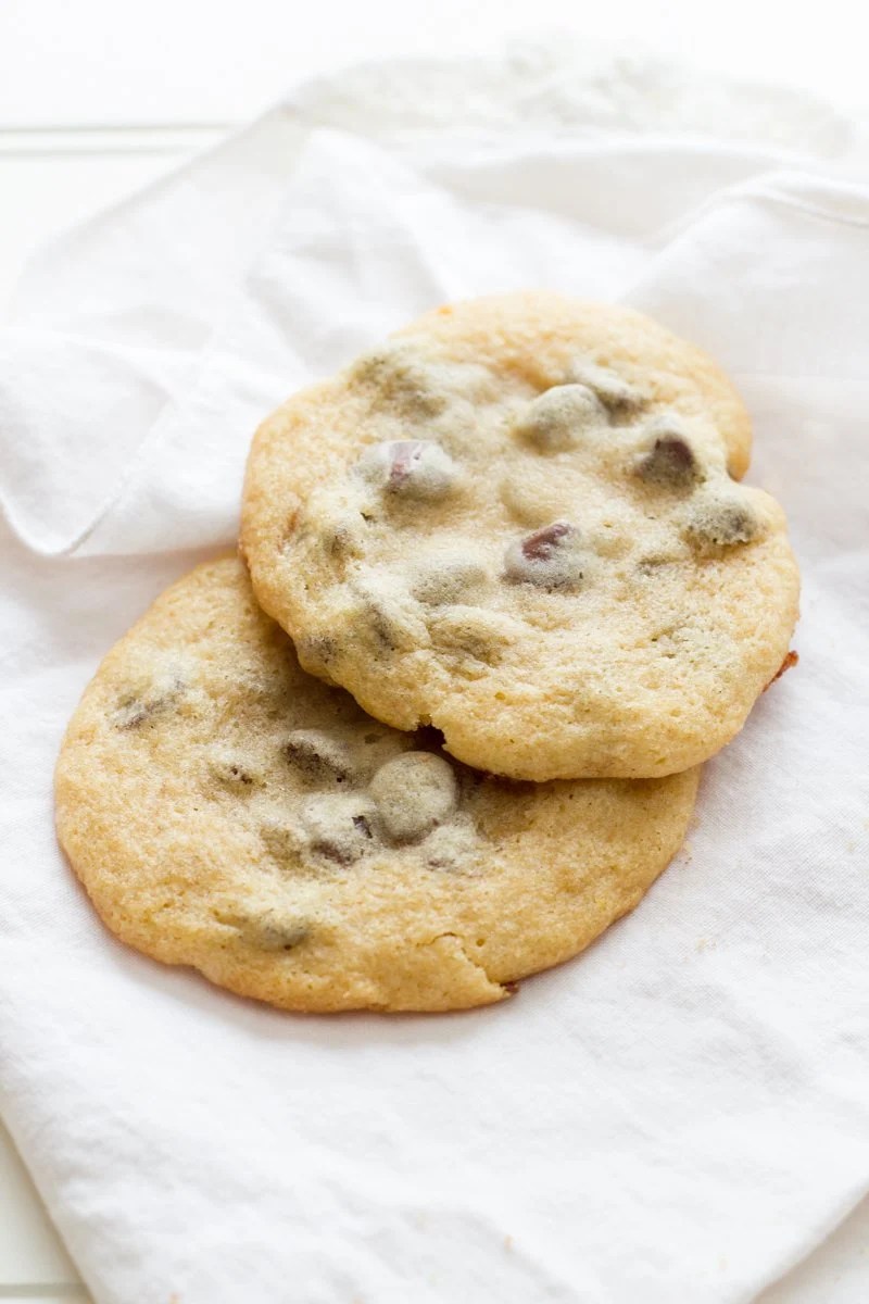A splash of almond extract adds a unique touch to this tasty dessert. The Best Ever Chocolate Chip Cookies Wholefully