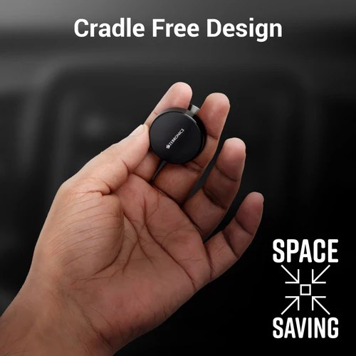 ZEBRONICS CMH50, Car Mobile Holder with Powerful Neodymium Magnets, 360? Rotatable, Safe & Strong, Anti-Skid Silicone Pads