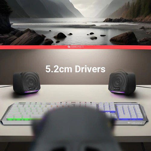 ZEBRONICS ZEB-IGLOO 1, 2.0 USB Computer Speakers