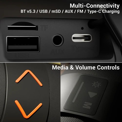 ZEBRONICS ZEB- SOUND FEAST 55 14w RMS 20hrs* playback time