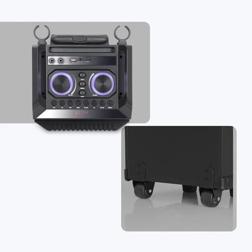ZEBRONICS Zeb-501 Moving Monster 2X8L Bluetooth Trolly Party Speaker 80w