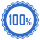 100% satisfaction