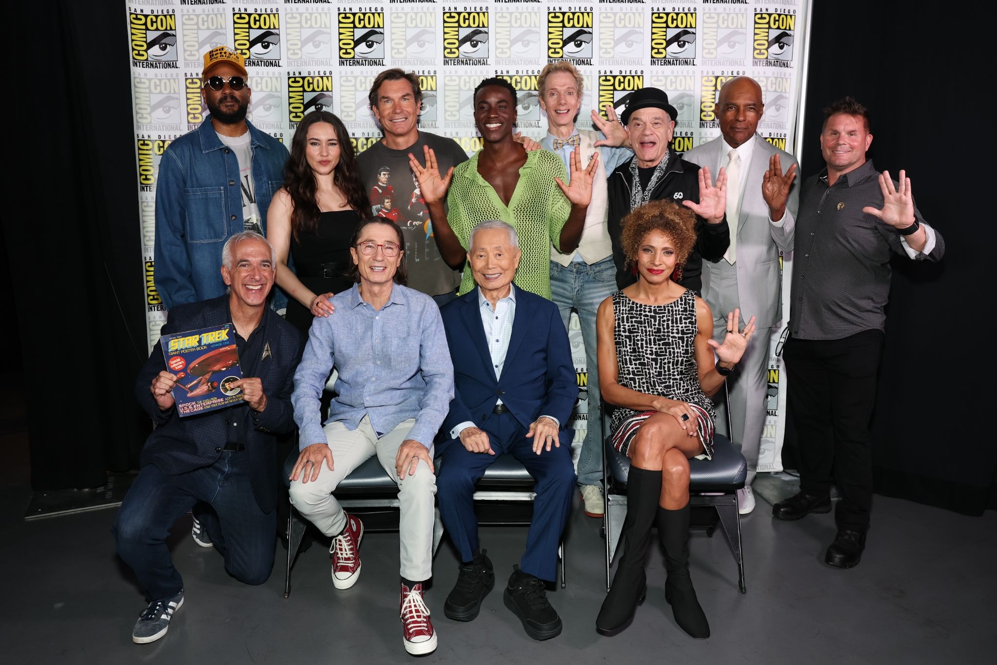 George Takei and Star Trek cast members celebrate the franchise’s 60th anniversary at San Diego Comic-Con