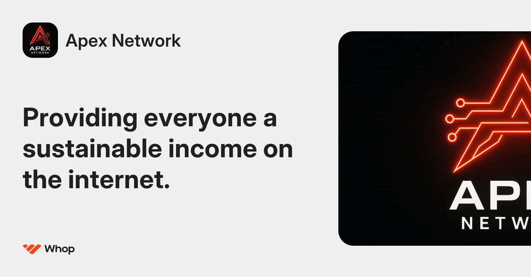 Apex Network Whop