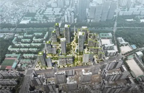 개포 경남·우성3차·현대1차아파트 재건축 신속통합기획 조감도